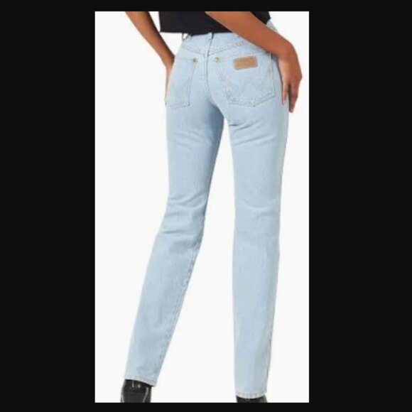 Wrangler Cowboy Cut Slim Fit Jeans Women's Light Wash 15 X 32 - Picture 1 of 8